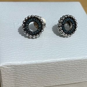 Blue diamond links of London earrings